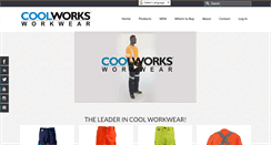 Desktop Screenshot of coolworksworkwear.com