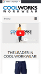 Mobile Screenshot of coolworksworkwear.com